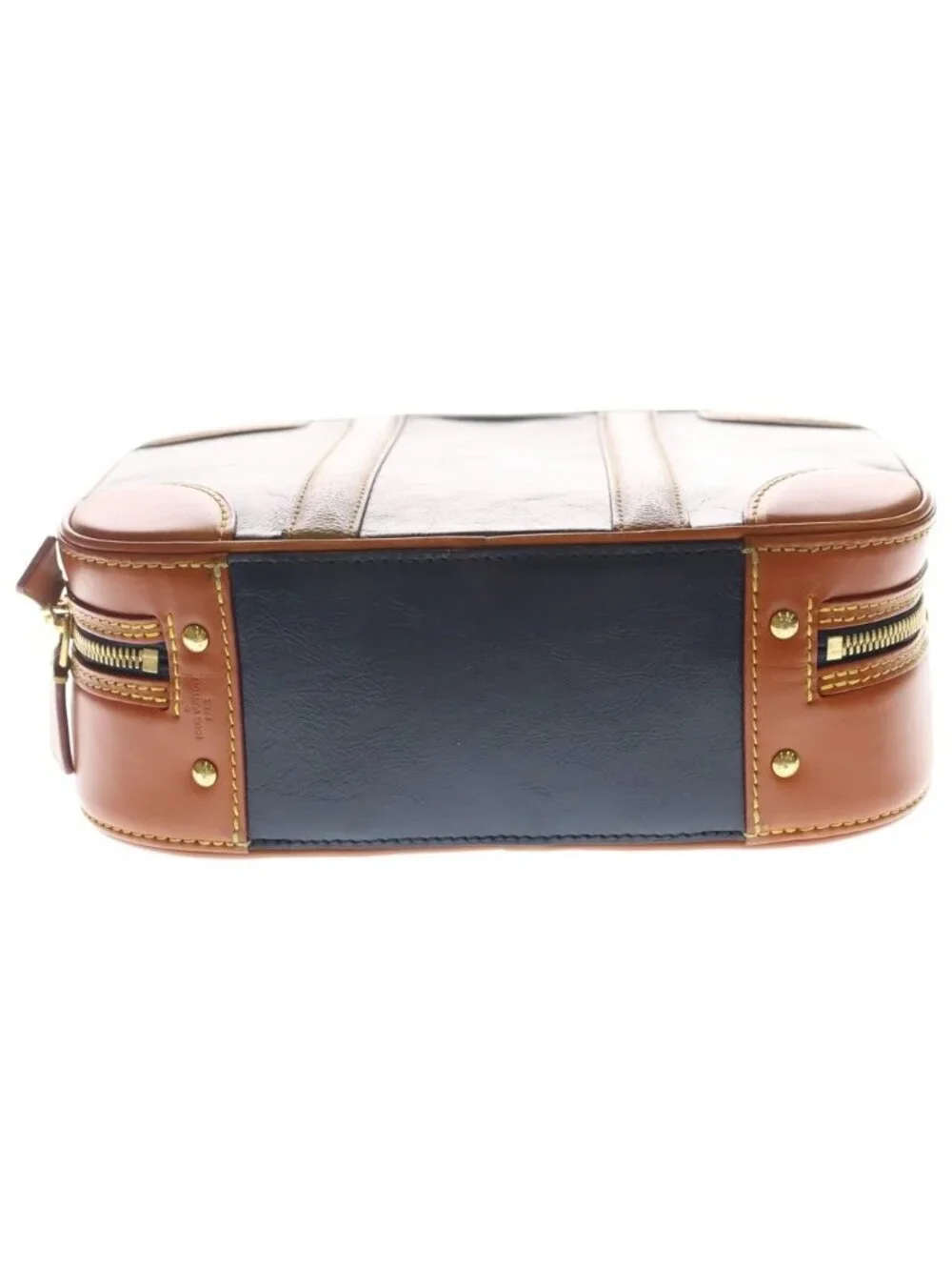 Louis Vuitton Valisette PM Monogram Reverse 2-Way Shoulder Bag Gold Hardware